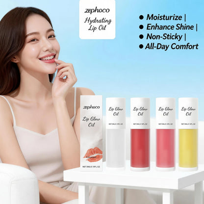 Peony/Cherry/Coconut/Honey Lip Glow Oil Enhancer Lip Gloss Plumping Lip Nourishing Remove Lip Line Brighten Lip Makeup Cosmetics